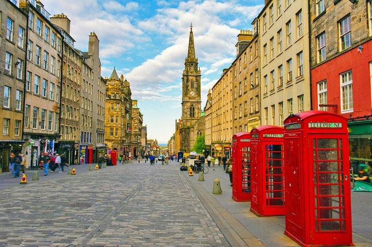 The Royal Mile en Edimburgo