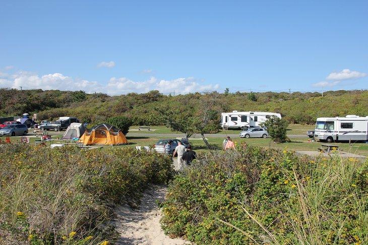 Camping en Hither Hills State Park
