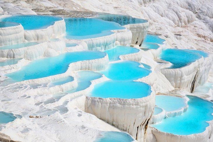 Travertino de calcita de Pamukkale