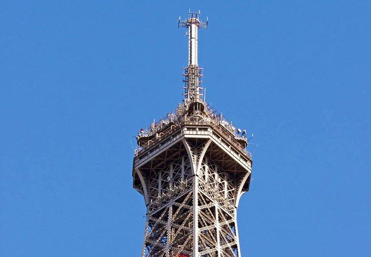 Die oberste Etage des Eiffelturms