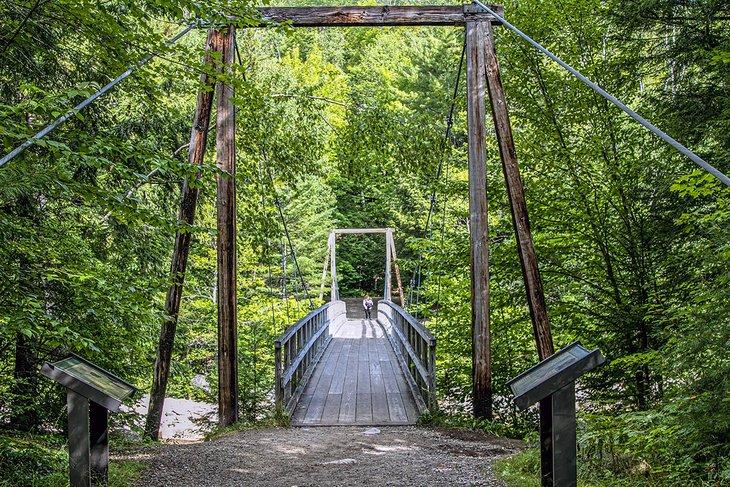 Puente Colgante en Lincoln Woods