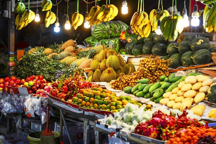 Fruits au Marché Nocturne de Lamai