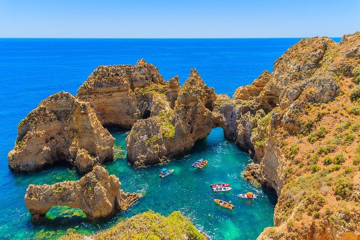 Ponta da Piedade en la región del Algarve