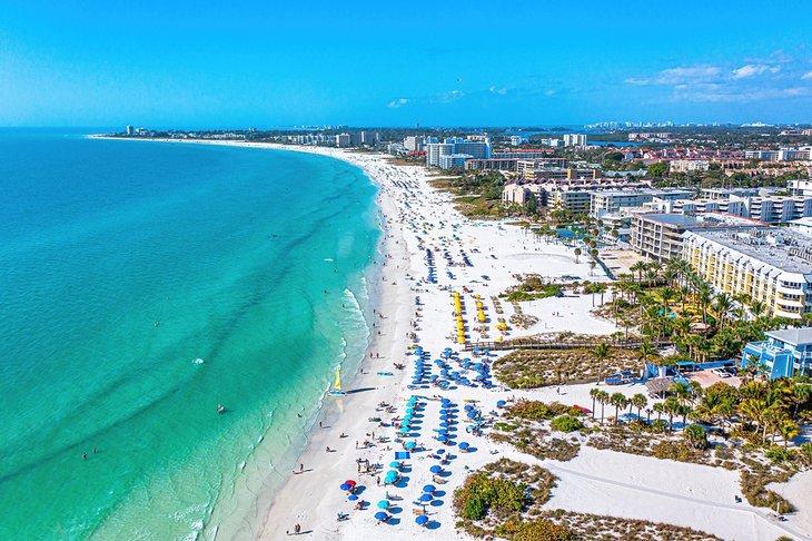 Vista aérea de Siesta Key