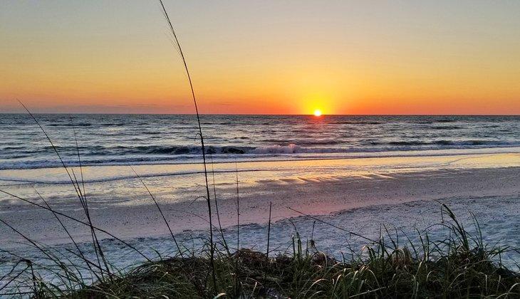 Atardecer en Little Gasparilla Island