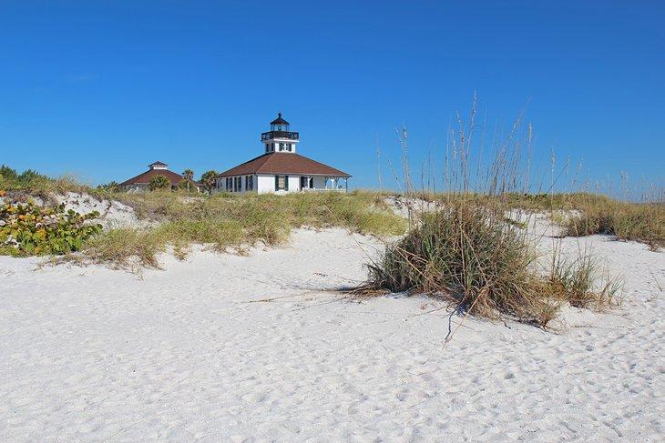 El Faro de Port Boca Grande en la Isla Gasparilla
