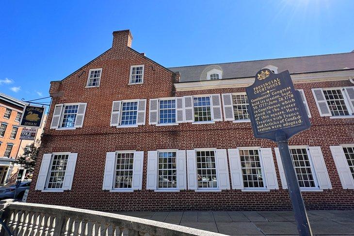 Provincial Courthouse en el barrio histórico del casco antiguo de York