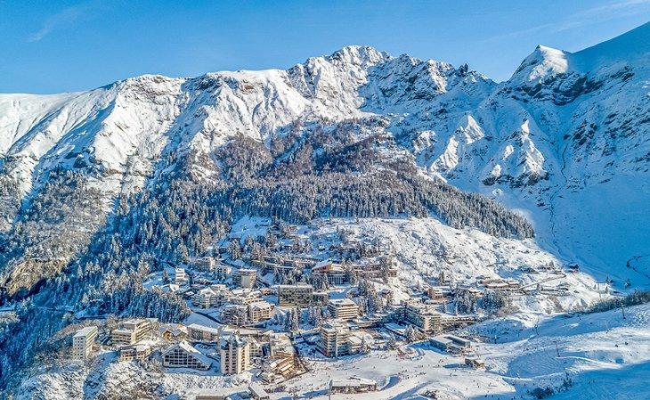 Estación de Esquí Gourette en los Pirineos Franceses
