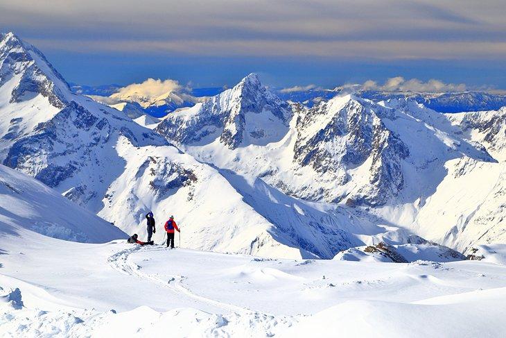 Esquí fuera de pista cerca de Les Deux Alpes