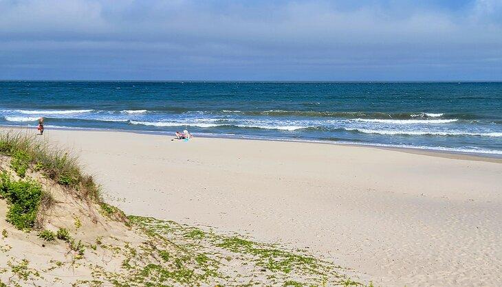 Playa en la isla Ocracoke