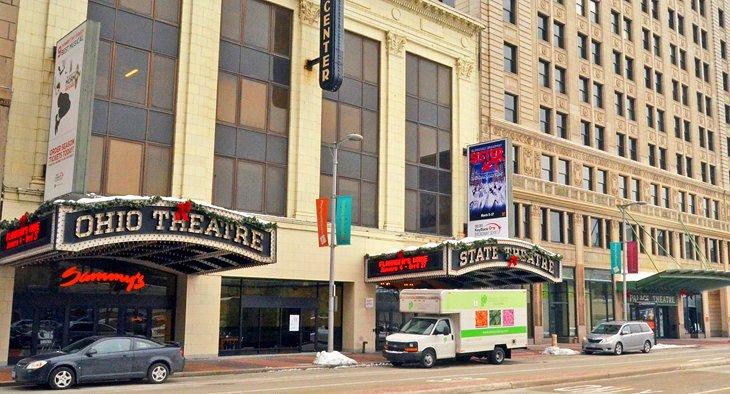 Los teatros Ohio, State y Palace