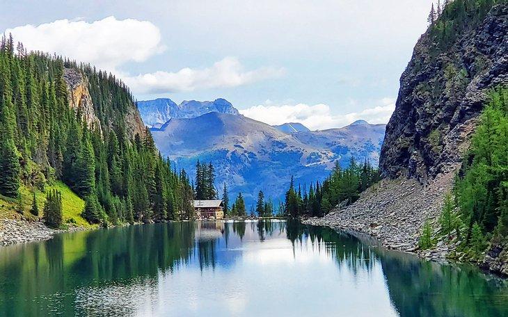 Lago Agnes y la Casa de Té de Lake Agnes