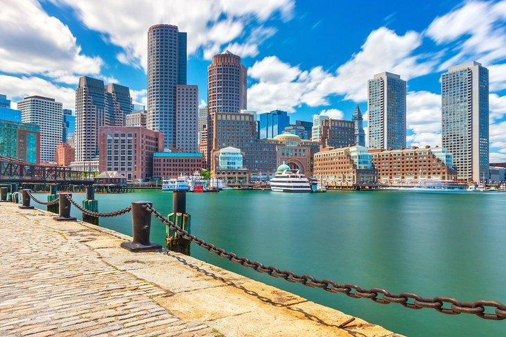 Boston Harbor et la skyline