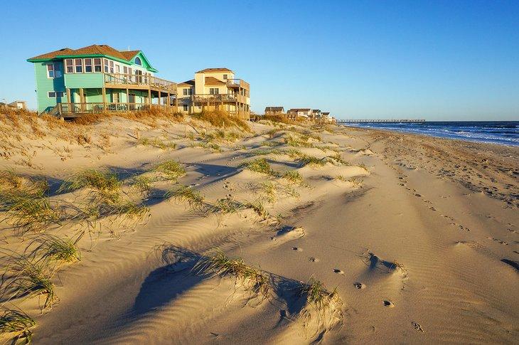 Maisons en bord de mer aux Outer Banks