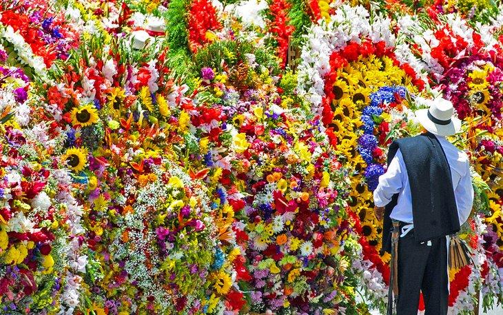 Feria de las Flores in Medellin, Kolumbien