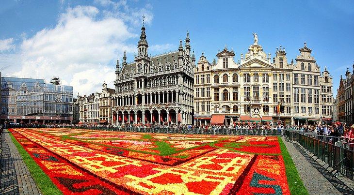 Der Blumen Teppich in Brüssel