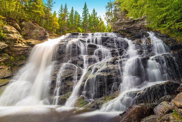 Cascadas Laverty en el Parque Nacional Fundy