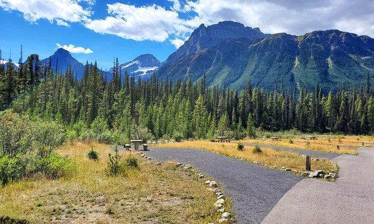 Camping en Silverhorn Creek en el Parque Nacional de Banff