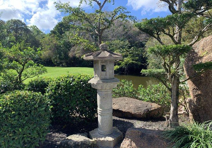 Die friedlichen Morikami Museum und Japanese Gardens