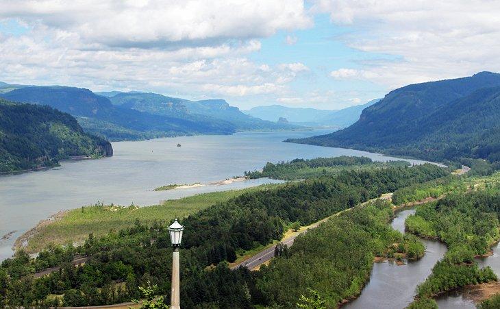 Vista desde Vista House en Crown Point