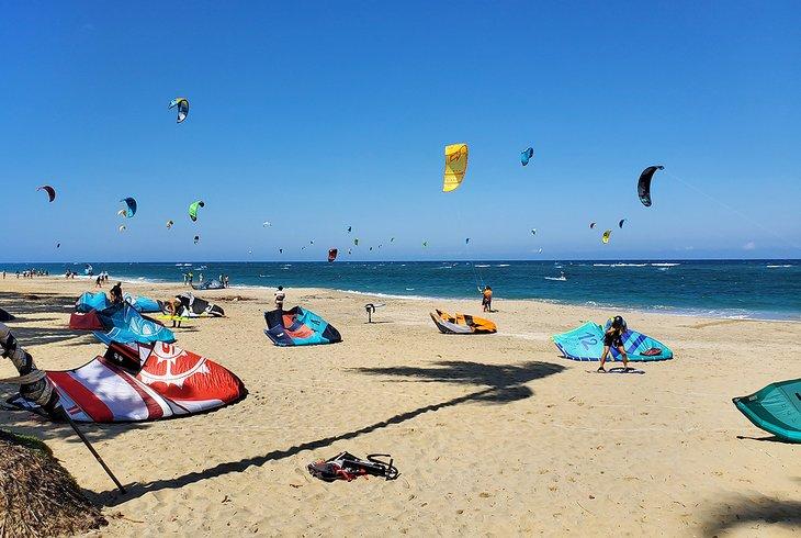 Playa frente al Kite Club, Kite Beach