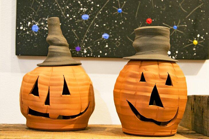 Linternas de calabaza de cerámica en ZPOTS