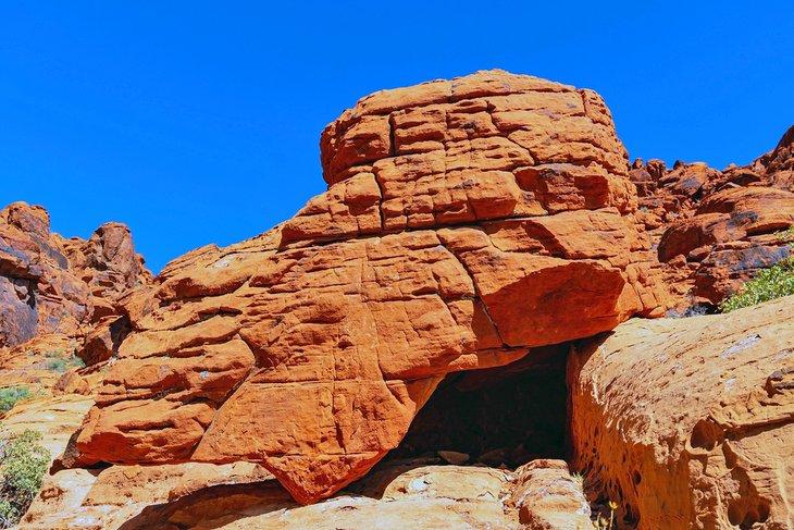Rochers rouges dans Calico Basin