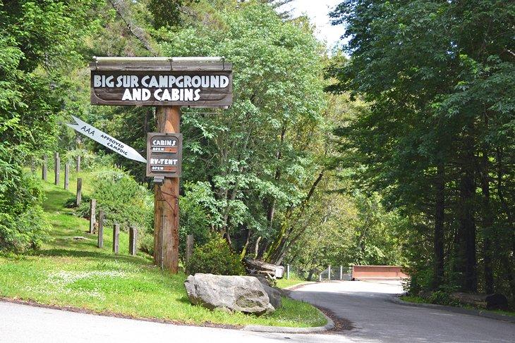 Camping y cabañas Big Sur