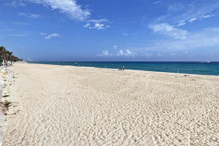 Le sable doré et doux de Palm Beach
