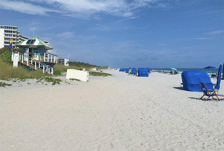 La plage au parc atlantic dunes