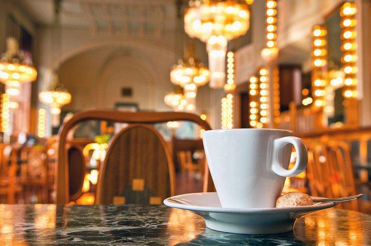 Un café en Praga