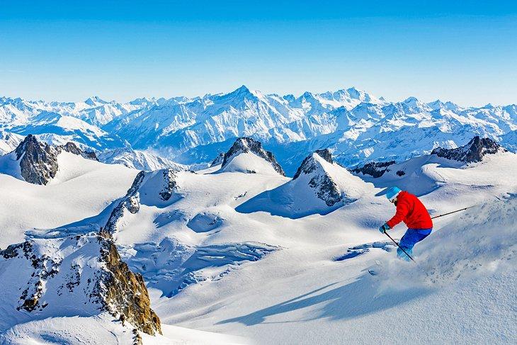 Esquí fuera de pista en Chamonix