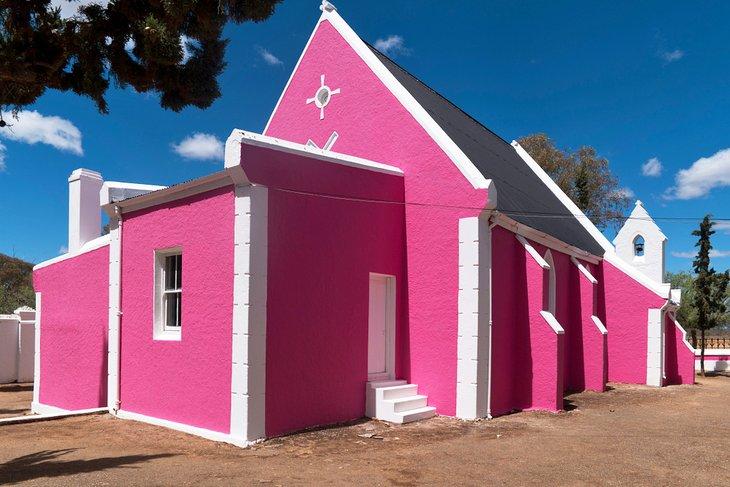 Iglesia colorida en Matjiesfontein