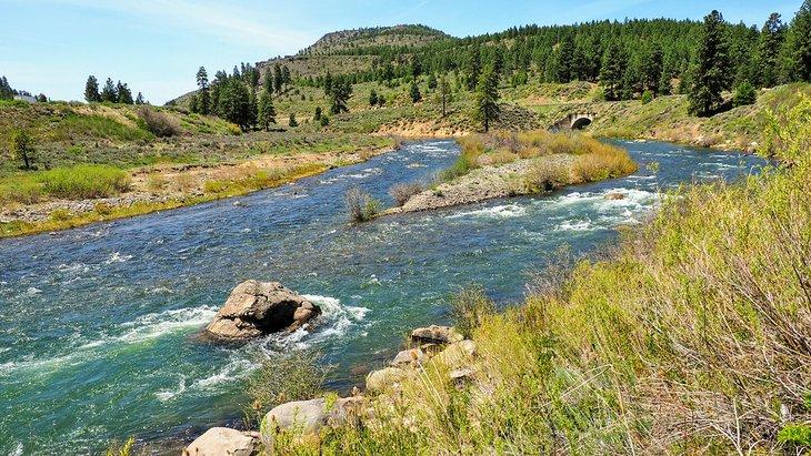 Truckee River in der Nähe von Tahoe City