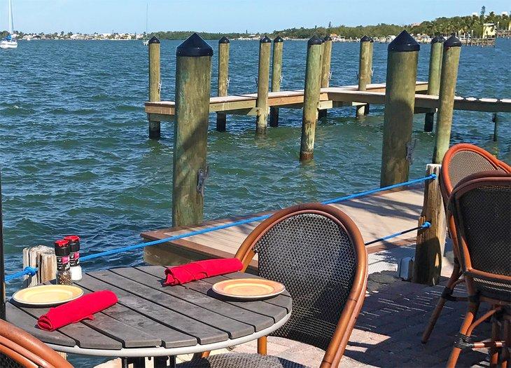 Cenas junto al mar en Key Largo