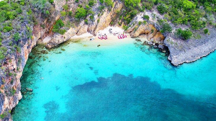 Vista aérea de Little Bay