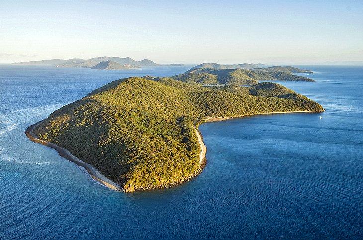 Vista aérea de la Isla Orpheus