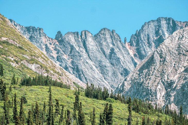 Paysage dans le parc national Nahanni