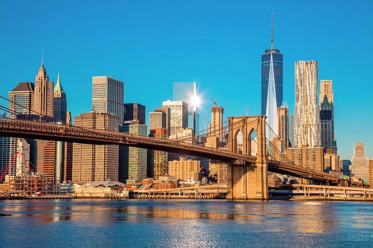 Puente de Brooklyn y Manhattan