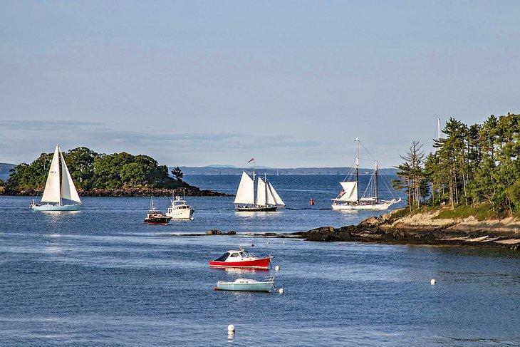 Navegación en la Bahía de Penobscot