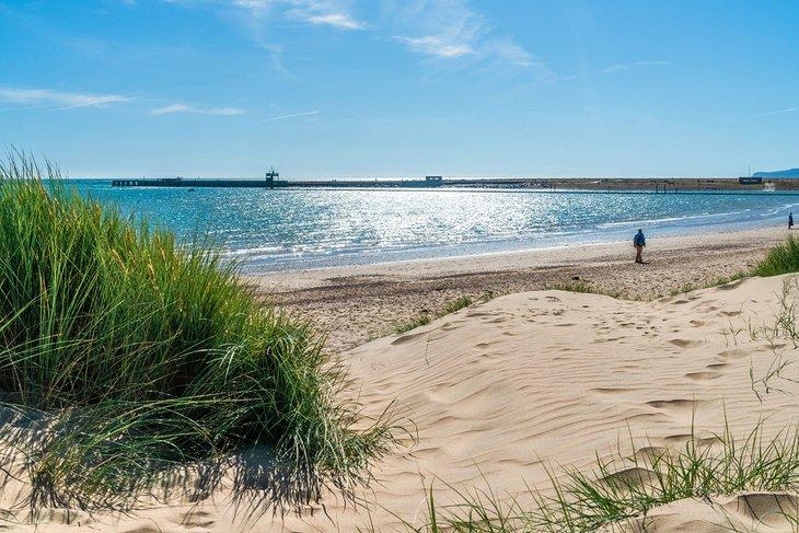 Playa de Camber Sands en East Sussex