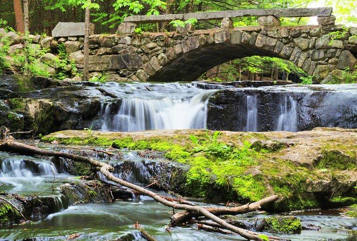 Pont en pierre à Vaughan Woods