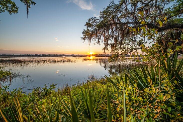 Atardecer en Beaufort, Carolina del Sur