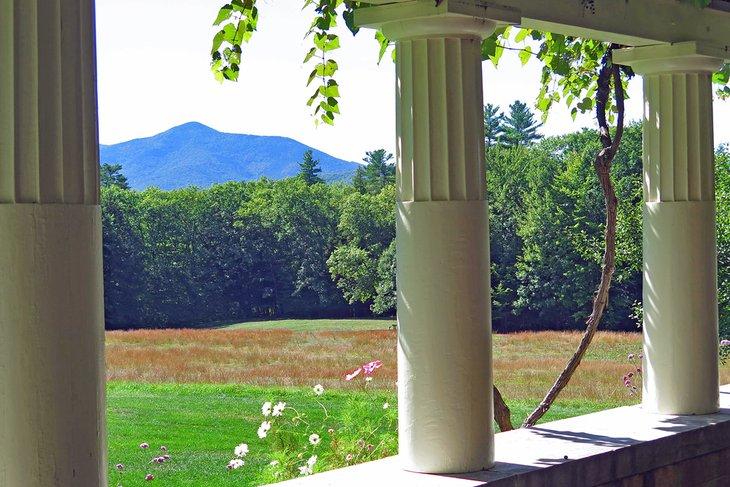 Mt. Ascutney desde el Parque Histórico Nacional Saint-Gaudens