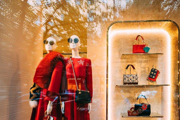 Boutique de mode à Prague