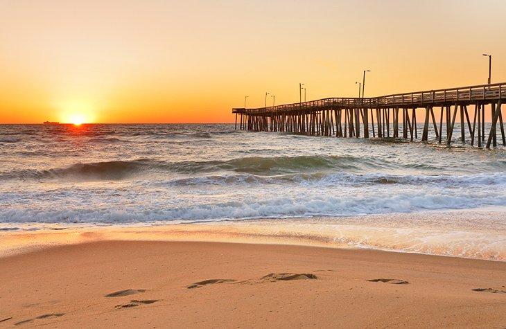 Virginia Beach al atardecer