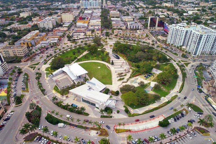 Vue aérienne d'ArtsPark au Young Circle
