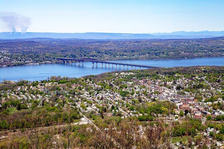 Luftaufnahme von Beacon, New York