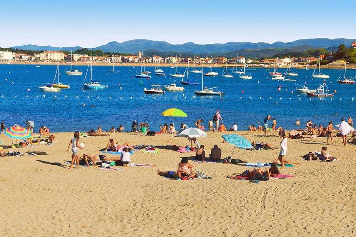 Playa en la Bahía de Saint-Jean de Luz