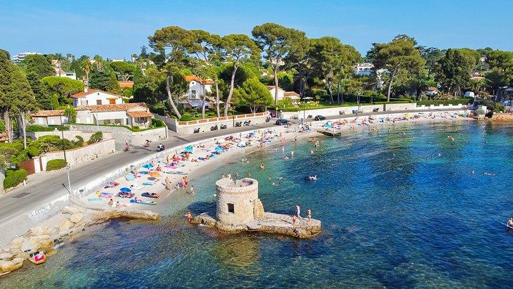 Playa Ondes, Cap d'Antibes